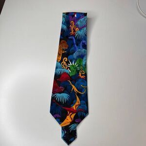 Rossetti silk dinosaurs colorful tie